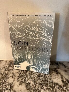 Son by Lois Lowry — Gray & White Paperback Book